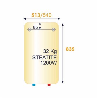 THERMOR Chauffe-eau électrique Steatis 200L vertical mural standard