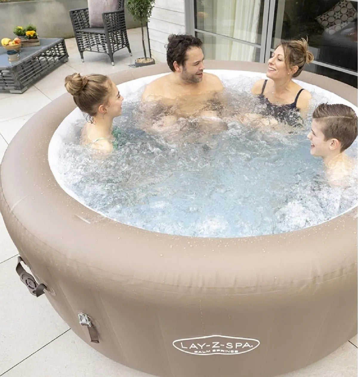 SPA GONFLABLE BESTWAY LAY-Z-SPA PALM SPRINGS AIRJET 4-6 PERS