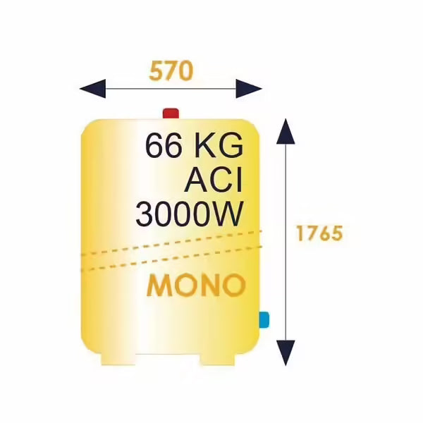 Chauffe-eau électrique Zénéo ACI Hybride vertical sur socle 300L / Atlantic