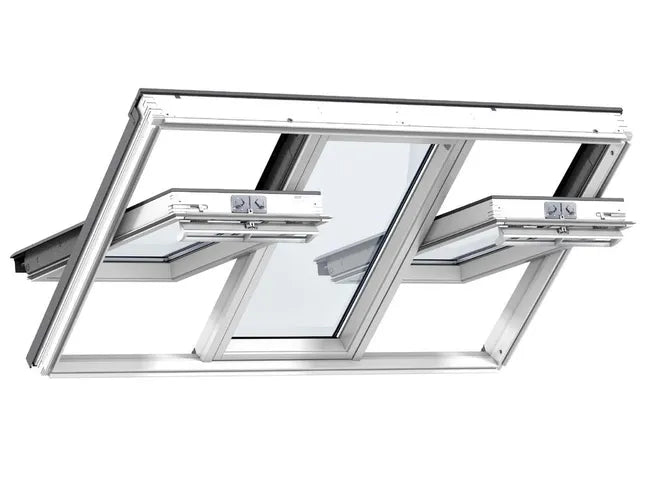 Verrière 3 en 1 VELUX à rotation confort GGLS FFK F08 188 x 140 cm - manuelle