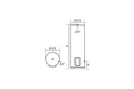 Chauffe-eau électrique Duralis Thermor - Vertical - Stable - 200L - 2200W - Blanc