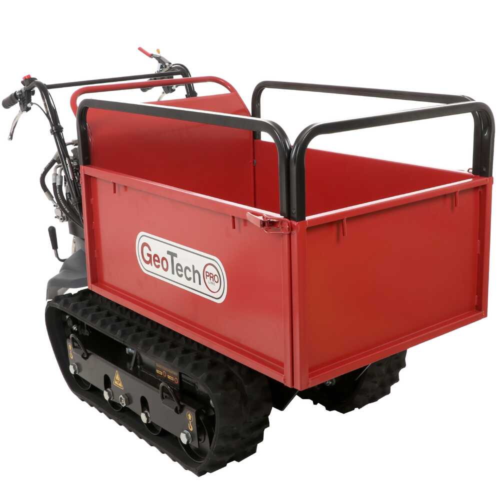 Brouette à chenilles GeotechPro GeoPorter H-540E Hydro - Caisson extensible hydraulique