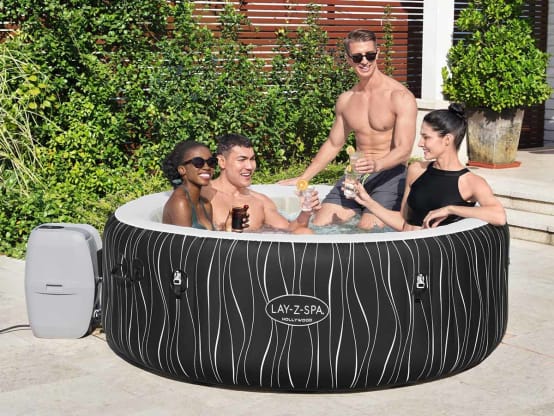 Spa gonflable Lay-Z-Spa Hollywood rond Airjet 4/6 places - Bestway