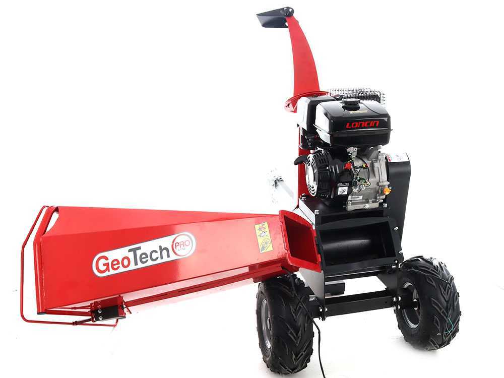 GeoTech-Pro GeoTech PCS 150L Broyeur de branches thermique Moteur Loncin 15 CV