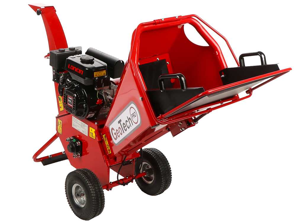 GeoTech-Pro PCS70L - Broyeur de branche thermique professionnel - Moteur Loncin 7 CV