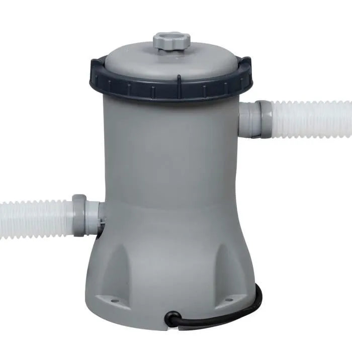 Kit Piscine hors sol tubulaire BESTWAY Steel Pro Max™ - 366 x 100 cm - Ronde (Livrée avec filtre à cartouche, échelle et diffuseur)