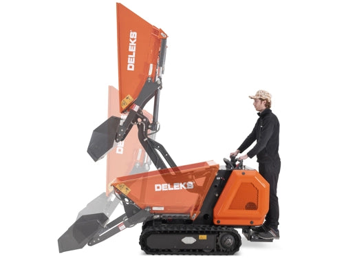 Brouette sur chenilles mini-dumper hydrostatique