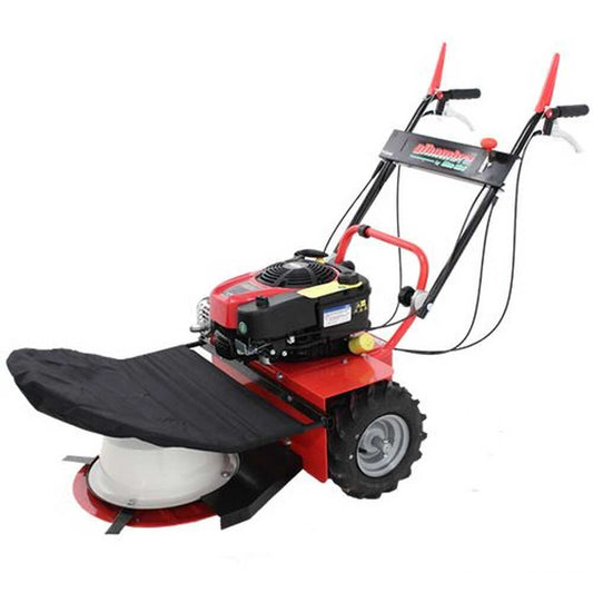 Blue Bird Faucheuse thermique rotative tractée Alhambra avec moteur à essence