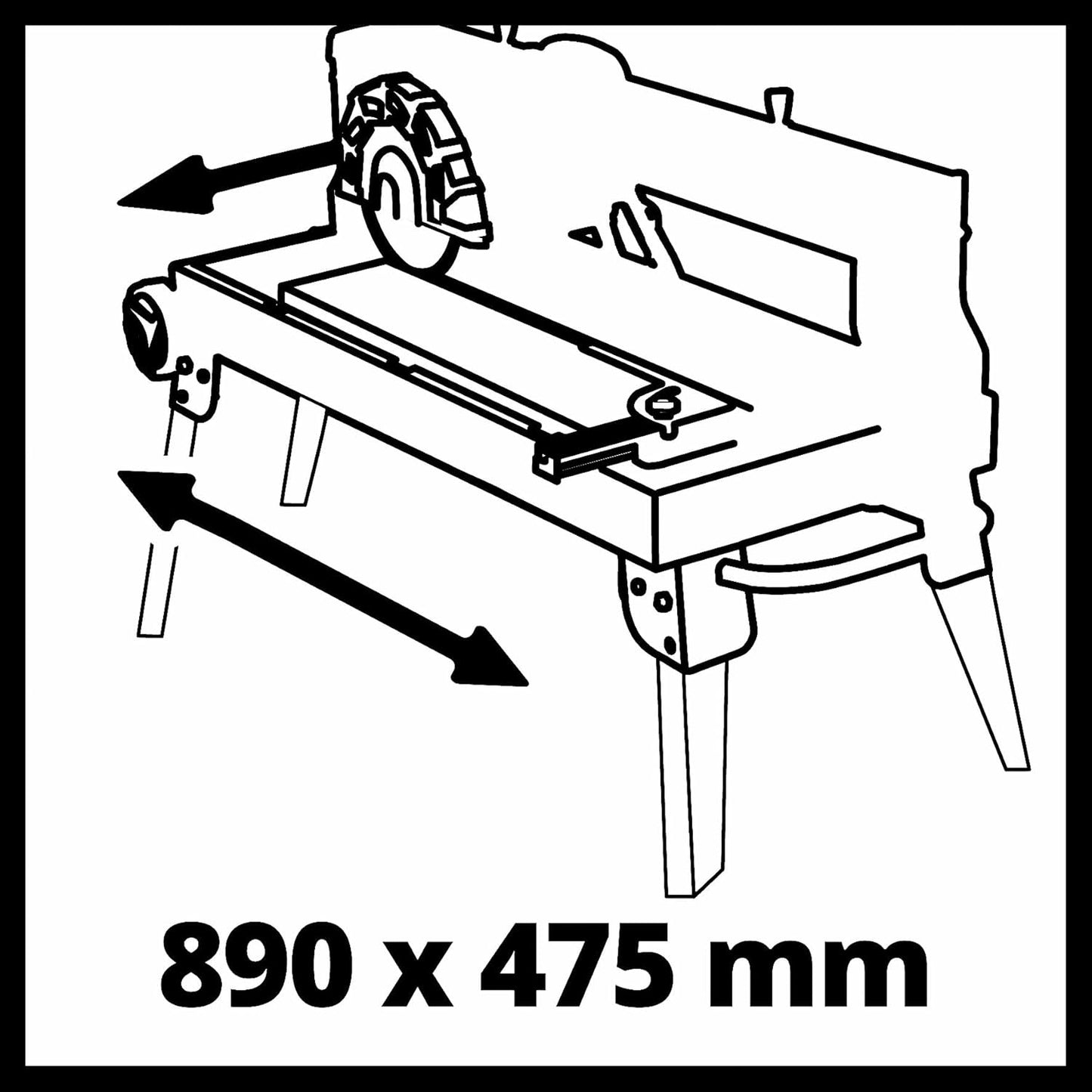 Coupe carrelage radial Einhell TE-TC 920 UL