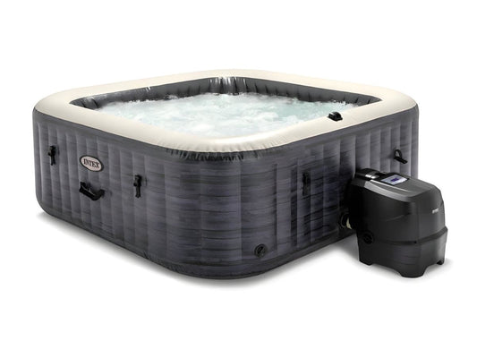 Spa gonflable Intex Spa gonflable Ardoise 173 173 71 cm 4 places Carré 28450EX