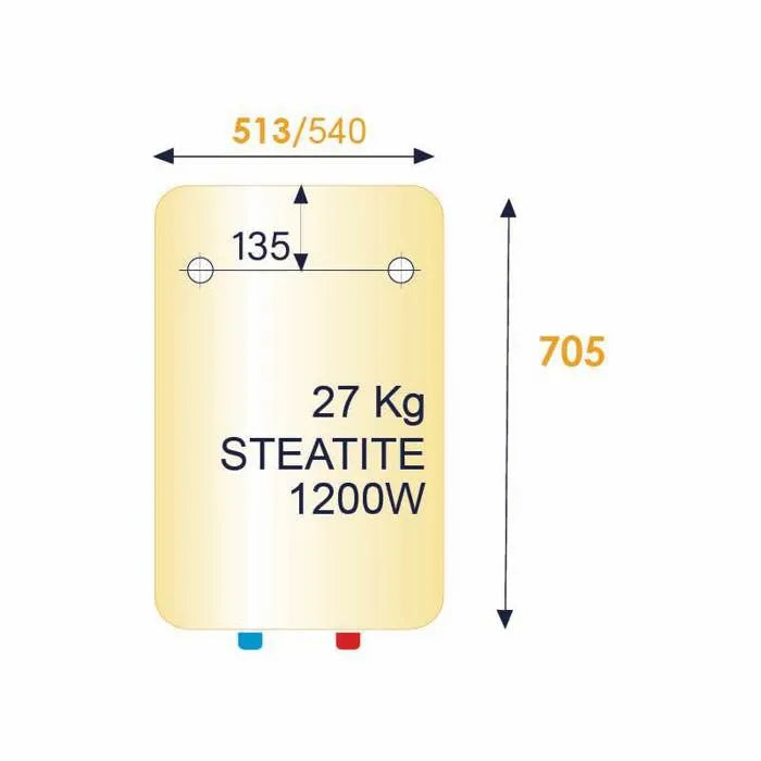 THERMOR Chauffe-eau électrique Steatis 100L vertical mural standard 251177