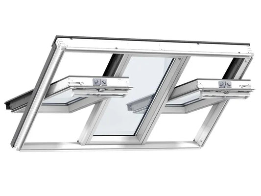 Verrière 3 en 1 VELUX à rotation confort GGLS FFK F08 188 x 140 cm - manuelle