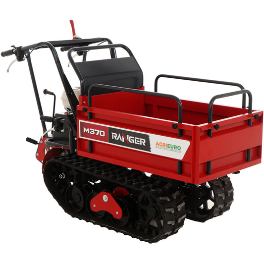 AgriEuro Premium Brouette motorisée à chenilles extensible Ranger M370