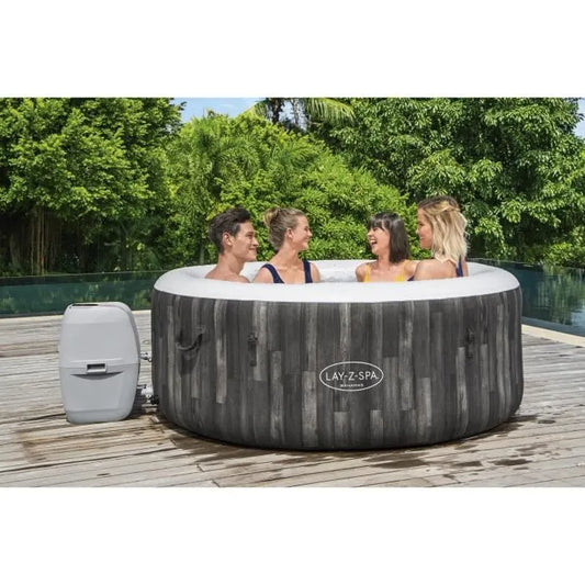Spa gonflable BESTWAY - Lay-Z-Spa Bahamas - 180 x 66 cm - 2 à 4 places - Rond